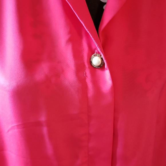 Vintage fuschia blouse - Picture 2 of 8